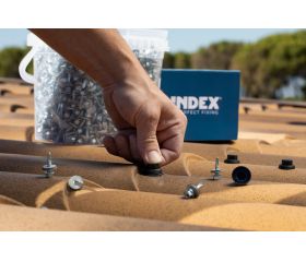 ATAP [CP] Tapón de nylon de colores para tornillos con cabeza hexagonal